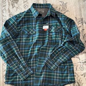 Eddie Bauer Plaid Button-Up Shirt
